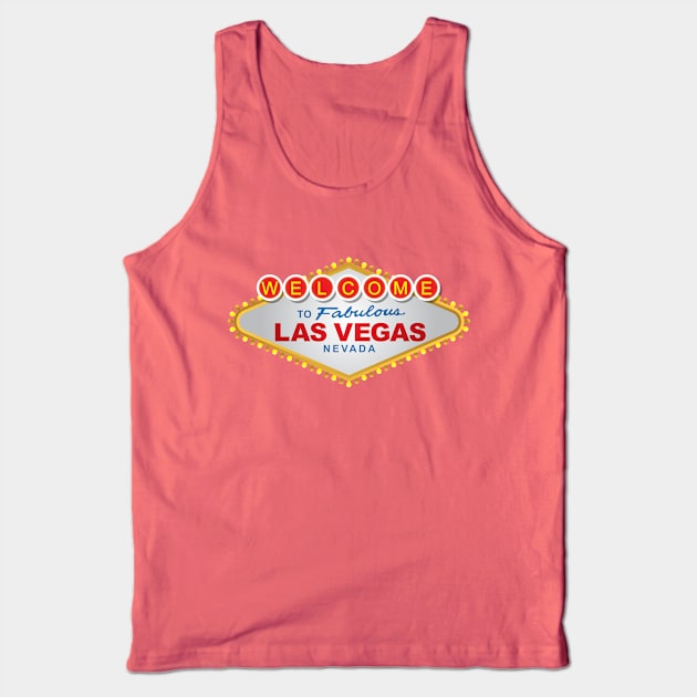 Famous Vegas Sign Tank Top by Vegastown23